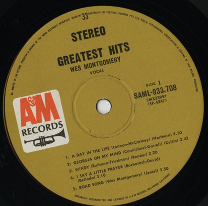 Wes Montgomery / ウェス・モンゴメリー / Greatest Hits (SAML-933,708)
