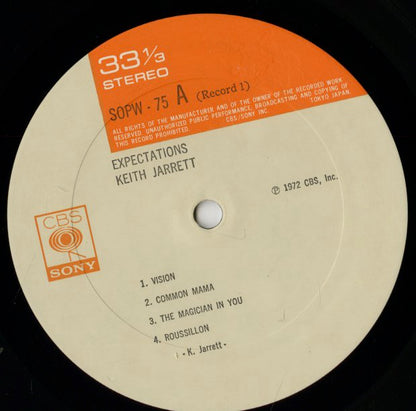 Keith Jarrett / キース・ジャレット / Expectations (SOPW 75~76)