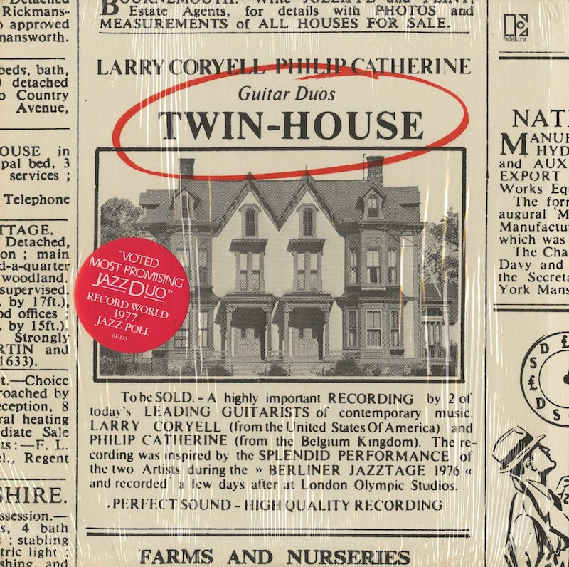 Larry Coryell Philip Catherine / Twin-House (6E-123)