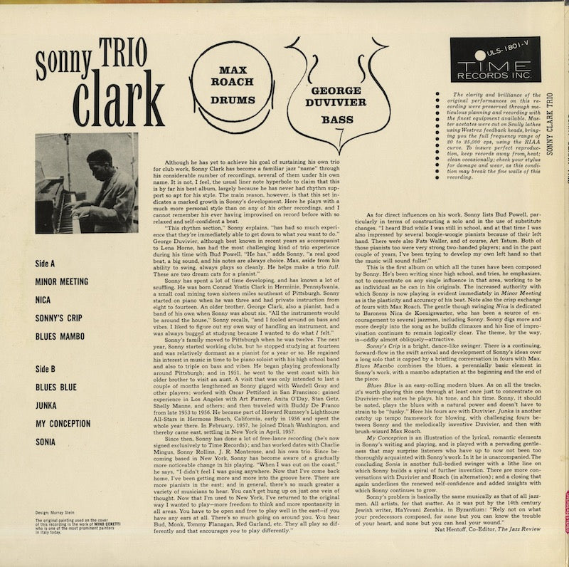 ソニー・クラーク Sonny Clark 「ソニー・クラーク・トリオ」 - 洋楽