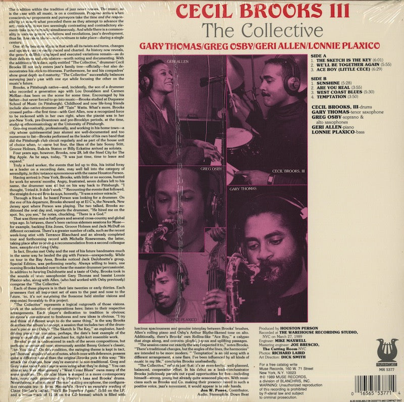 Cecil Brooks III / セシル・ブルックス / The Collective (MR 5377