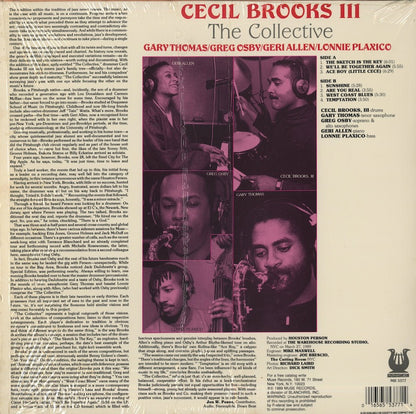 Cecil Brooks III / セシル・ブルックス / The Collective (MR 5377)