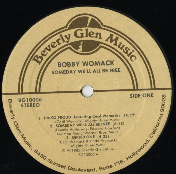 Bobby Womack / ボビー・ウーマック / Someday We'll All Be Free (BG 10006)