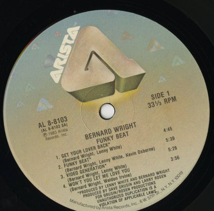 Bernard Wright / バーナード・ライト / Funky Beat (AL8-8103)