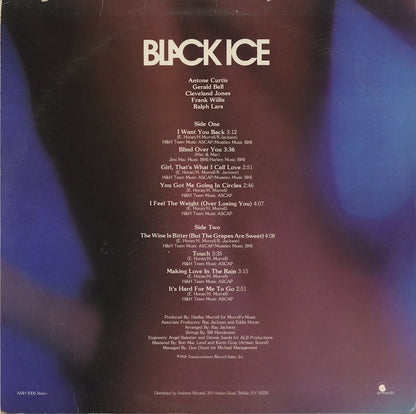 Black Ice / ブラック・アイス / Black Ice (HDM 2001)