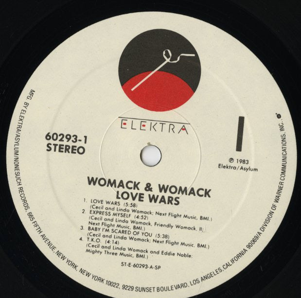 Womack & Womack / ウーマック・アンド・ウーマック / Love Wars (60293-1)