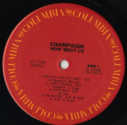 Champaign / How 'Bout Us (JC 37008)