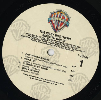 The Isley Brothers / アイズレー・ブラザーズ / Smooth Sailin' (9 25506-1)