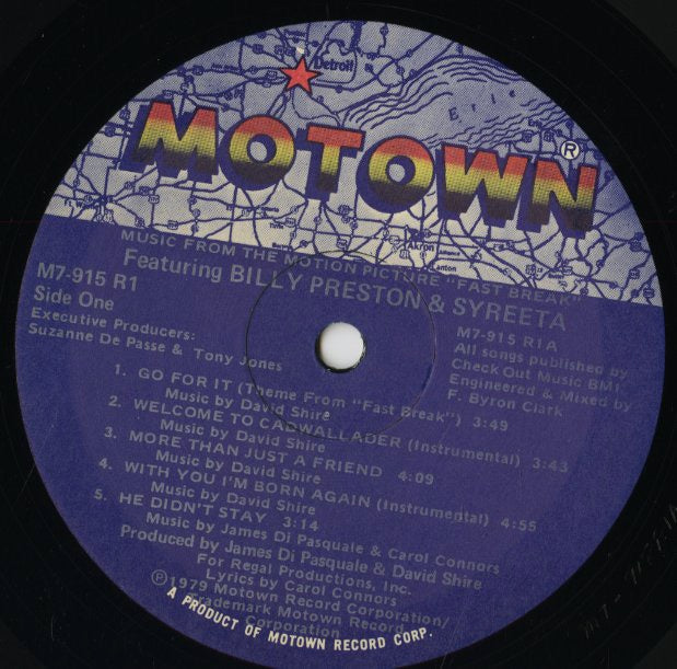 Billy Preston & Syreeta / Fast Break -OST (M7-915R1)
