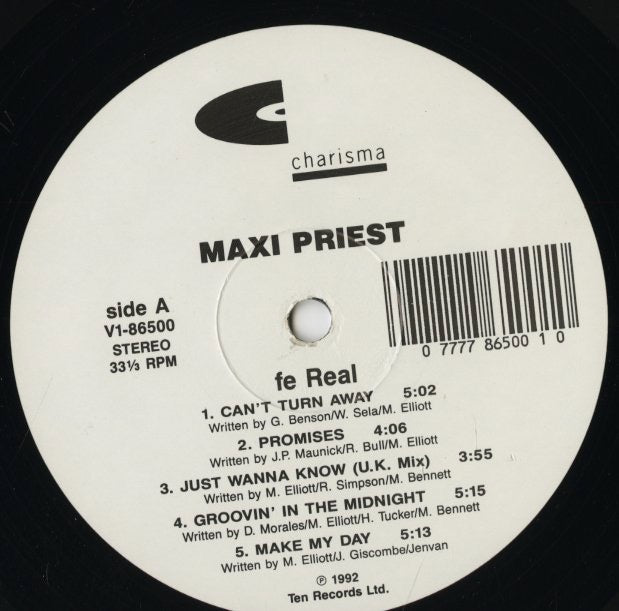 Maxi Priest / マキシ・プリースト / Fe Real (V1-86500)