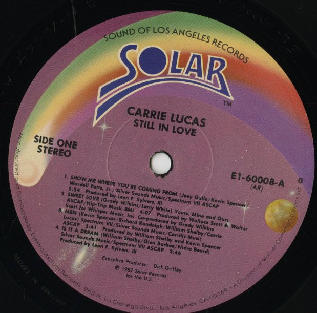 Carrie Lucas /  / Still In Love (E1-60008)