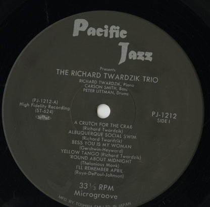Russ Freeman Richard Twardzik /ラス・フリーマン リチャード・ツワージク / Trio (PJ-1212)