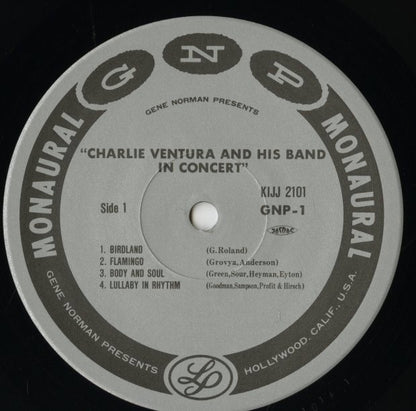 Charlie Ventura / チャーリー・ベンチュラ / In Concert (GNP 1)