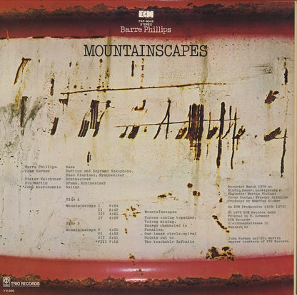 Barre Phillips / バール・フィリップス / Mountainscapes (PAP-9048)