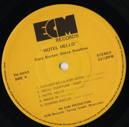 Gary Burton, Steve Swallow, Ralph Towner / Hotel Hello / Matchbook (PA-6055∼56)