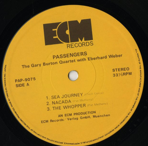Gary Burton / Passengers (PAP-9075)
