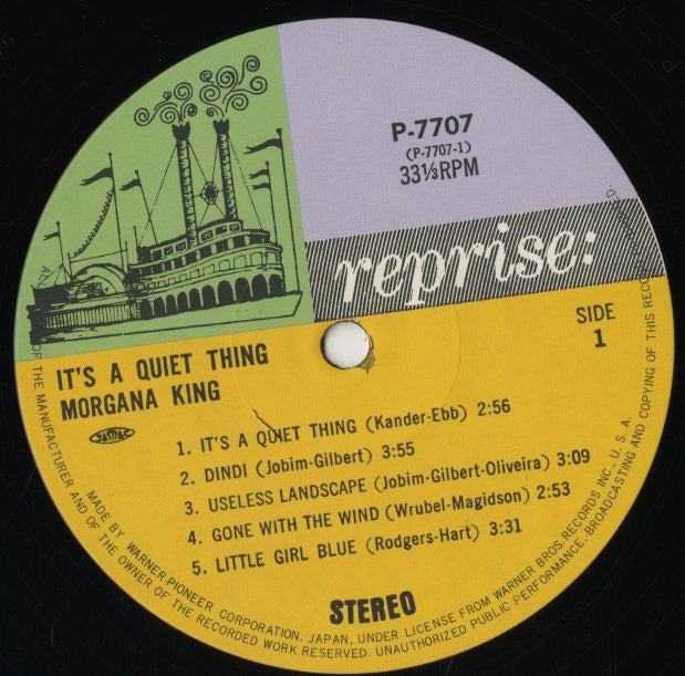 Morgana King / モーガナ・キング / It's A Quiet Thing (P-7707)