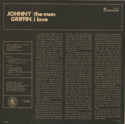 Johnny Griffin / ジョニー・グリフィン / The Man I Love (PA-7068)