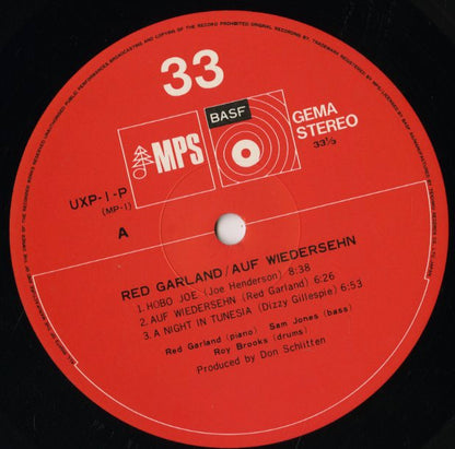 Red Garland / レッド・ガーランド / Auf Wiedersehen (UXP-1-P)