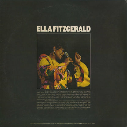 Ella Fitzgerald / エラ・フィッツジェラルド / Newport Jazz Festival Live At Carnegie Hall, July 5, 1973 (SOPI 7~8)