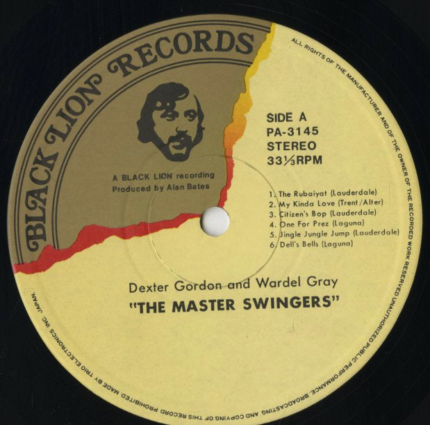 Dexter Gordon Wardell Gray / デクスター・ゴードン ワーデル・グレイ / The Master Swingers! (PA-3145)
