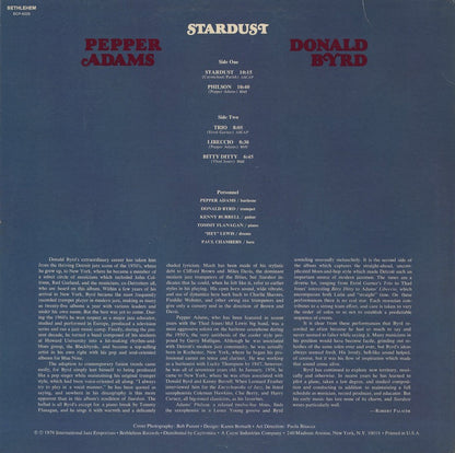 Pepper Adams - Donald Byrd Quintet / ペッパー・アダムス ドナルド・バード / Stardust (BCP-6029)