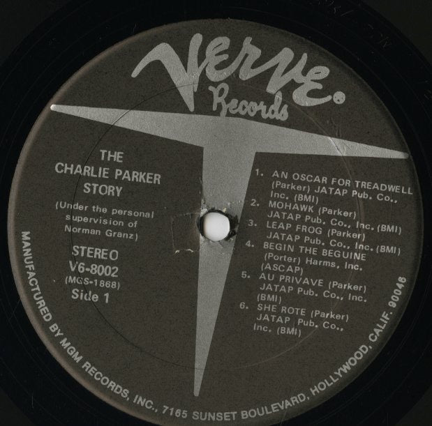 Charlie Parker / チャーリー・パーカー / The Charlie Parker Story Vol. 3 (V6-8002)