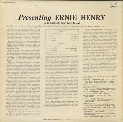 Ernie Henry / アーニー・ヘンリー / Presenting Ernie Henry (SMJ-6040M)