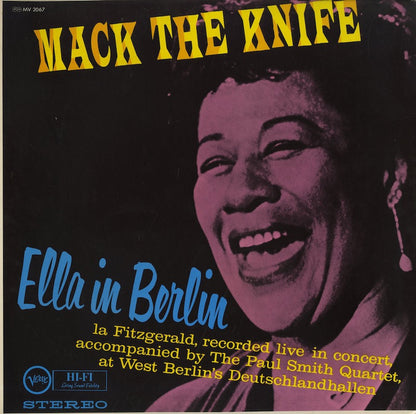 Ella Fitzgerald / エラ・フィッツジェラルド / Mack The Knife / Ella In Berlin (MV 2067)