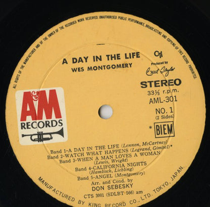 Wes Montgomery / ウェス・モンゴメリー / A Day In The Life (SP-3001)